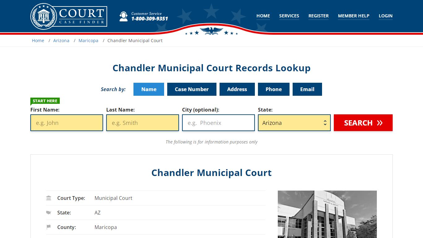 Chandler Municipal Court Records - Instant Court Case Lookup